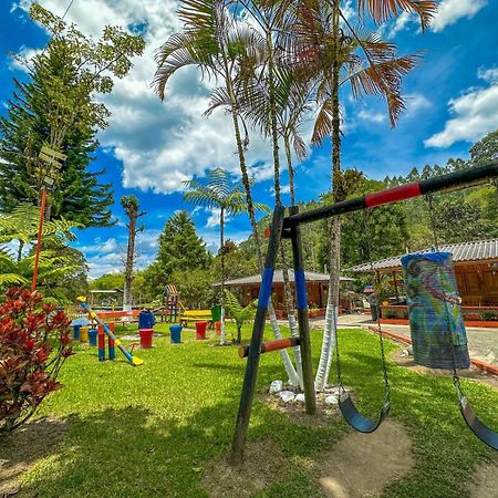 Cabanas Finca Hotel Villa Natalia -Salento Quindio Buitenkant foto