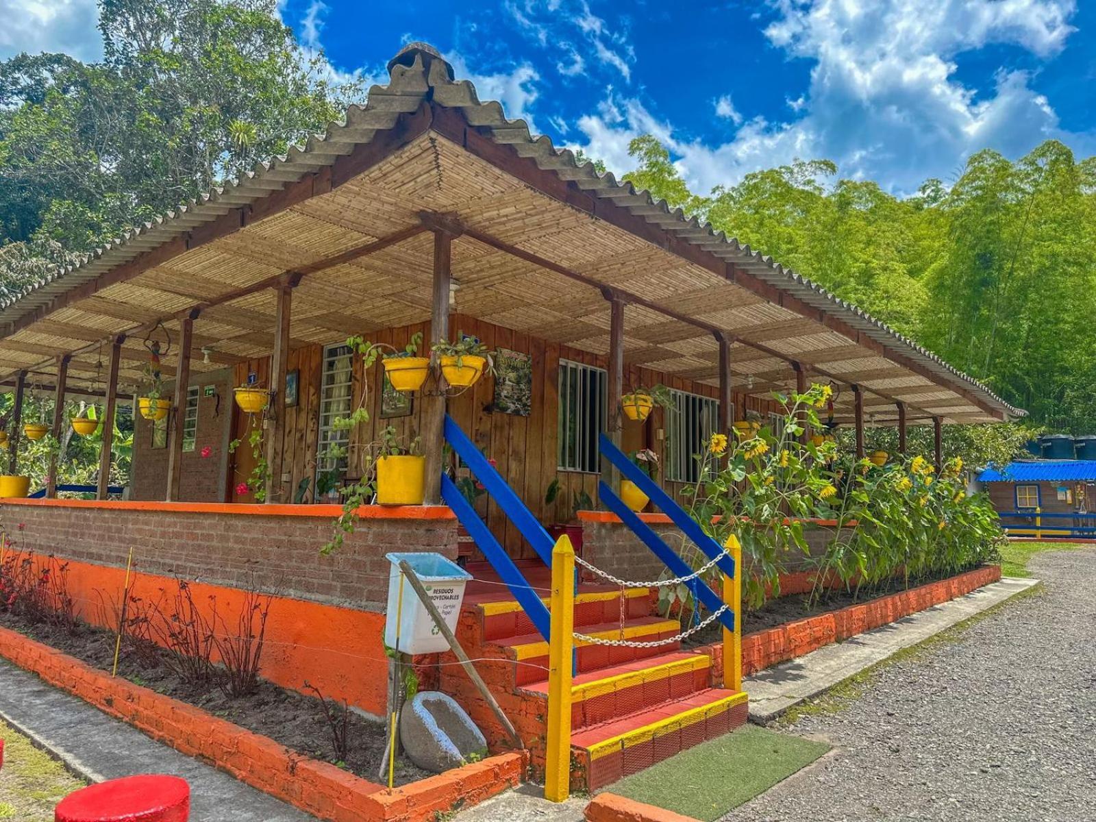 Cabanas Finca Hotel Villa Natalia -Salento Quindio Buitenkant foto