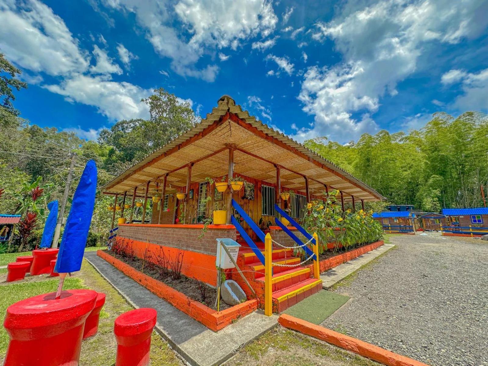 Cabanas Finca Hotel Villa Natalia -Salento Quindio Buitenkant foto