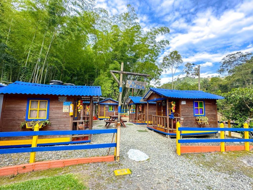 Cabanas Finca Hotel Villa Natalia -Salento Quindio Buitenkant foto