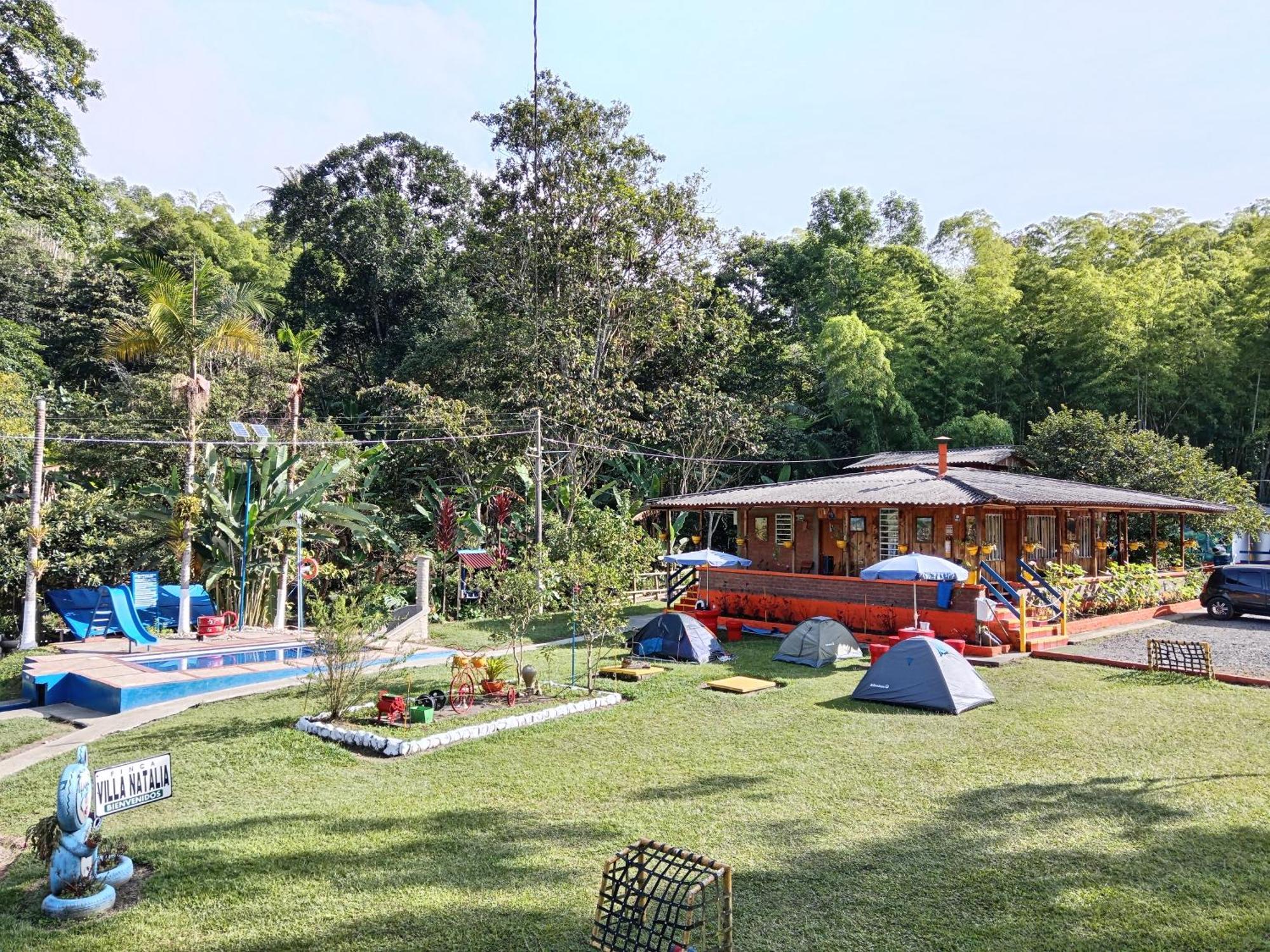 Cabanas Finca Hotel Villa Natalia -Salento Quindio Buitenkant foto